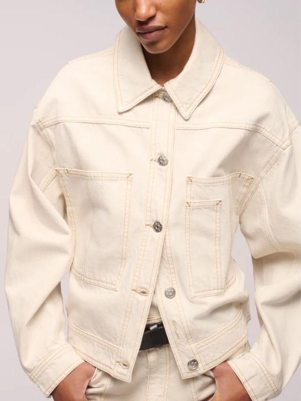 Press Junket S01 Ella Bright Off White Jacket