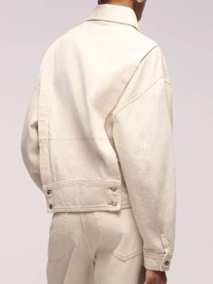 Press Junket S01 Ella Bright Off White Jacket