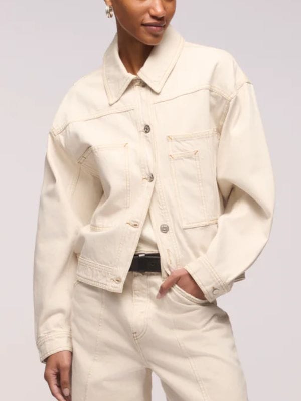 Press Junket S01 Ella Bright Off White Jacket