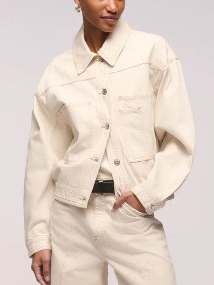 Press Junket S01 Ella Bright Off White Jacket
