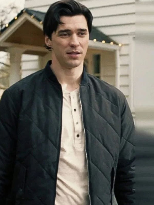 Providence Falls S01 Liam O’Conner Quilted Bomber Jacket