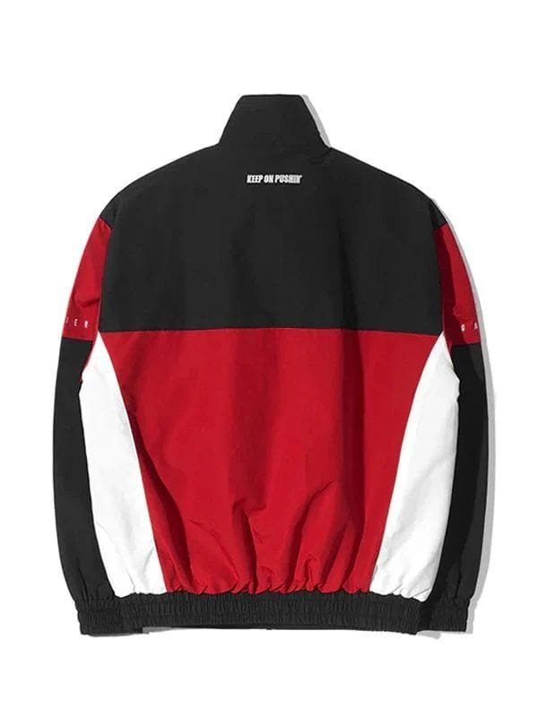 Qt8 Garments Jacket Black & Red 