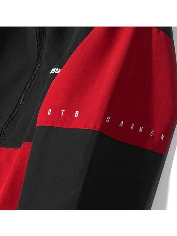 Qt8 Garments Jacket Black & Red 