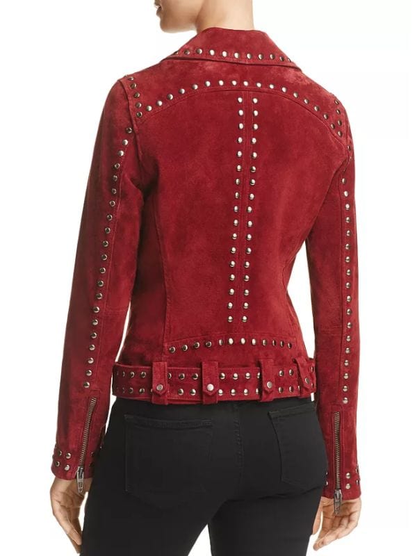 Ransom Canyon S01 Marianly Tejada Red Suede Jacket Ransom Canyon S01 Marianly Tejada Red Suede Jacket