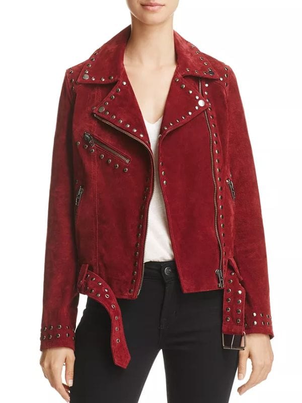 Ransom Canyon S01 Marianly Tejada Red Suede Jacket Ransom Canyon S01 Marianly Tejada Red Suede Jacket
