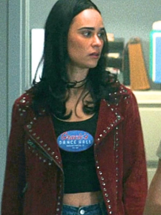 Ransom Canyon S01 Marianly Tejada Red Suede Jacket Ransom Canyon S01 Marianly Tejada Red Suede Jacket