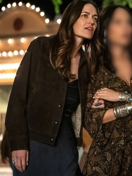 Ransom Canyon S02 Angie O'Grady Suede Jacket
