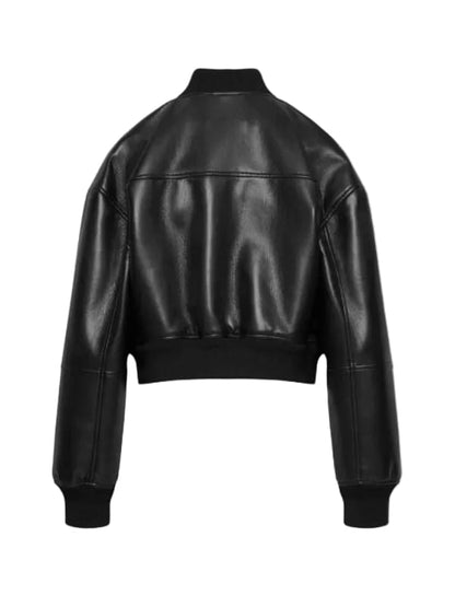 Ransom Canyon S02 Lauren Brigman Leather Bomber Jacket