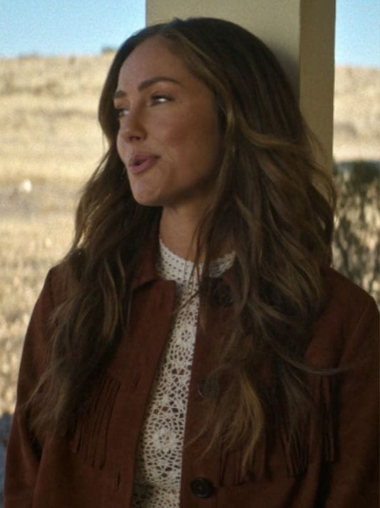 Ransom Canyon S02 Quinn O'Grady Fringe Suede Jacket