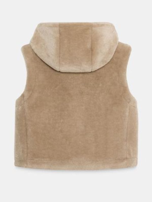 Ransom Canyon S02 Sidney Shearling Vest Beige