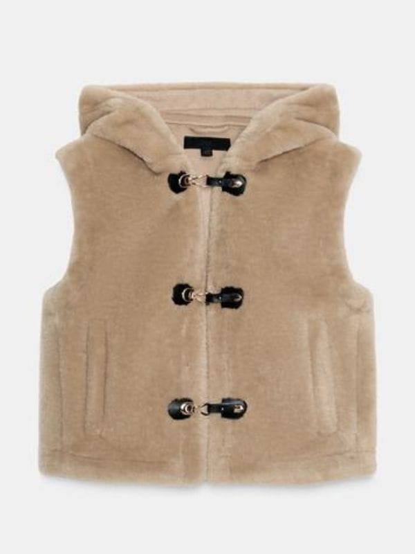 Ransom Canyon S02 Sidney Shearling Vest Beige