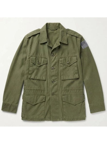 Reacher S01 Frances Neagley Green Cotton Jacket