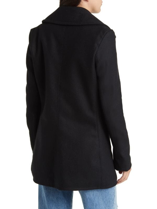Reacher S02 Frances Neagley Black Peacoat Reacher S02 Frances Neagley Black Peacoat