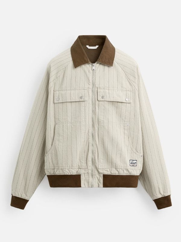 Reasonable Doubt S03 Ozzie Edwards Pinstriped Jacket