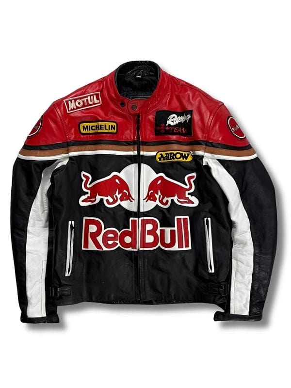 Red Bull Racing Leather Jacket Red Bull Racing Leather Jacket