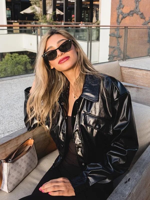 Renee Rapp Mean Girls Black Leather Jacket