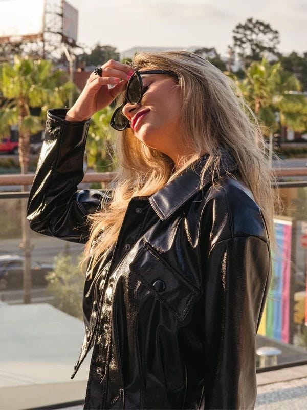Renee Rapp Mean Girls Black Leather Jacket