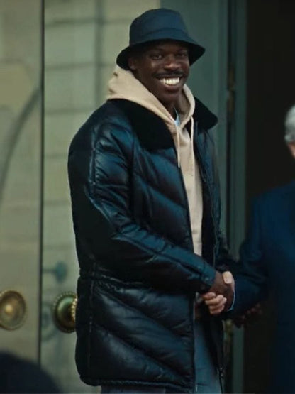 Represent S02 Jean-Pascal Zadi Black Puffer Jacket