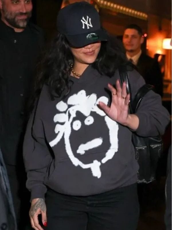 Rihanna BadGalRiri Hoodie Black