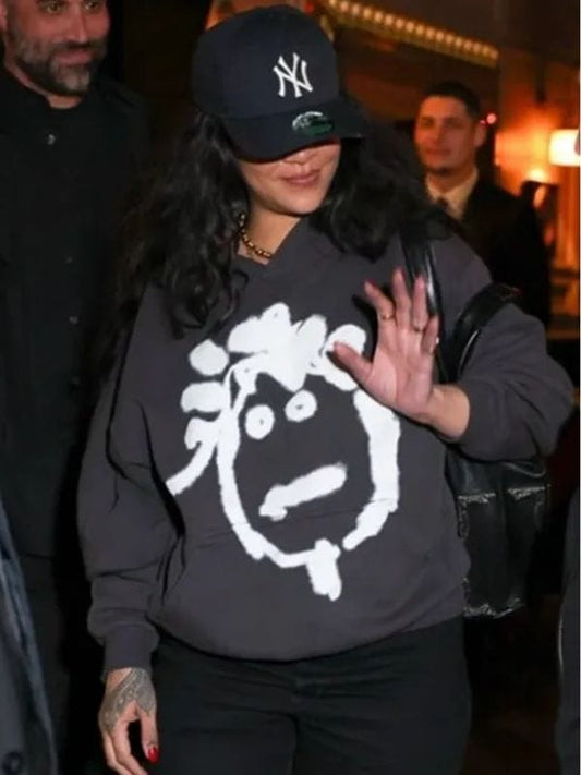 Rihanna BadGalRiri Hoodie Black