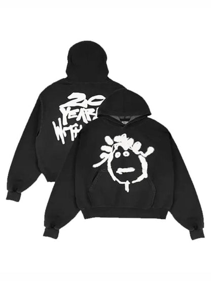 Rihanna BadGalRiri Hoodie Black