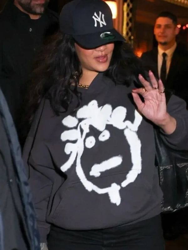 Rihanna BadGalRiri Hoodie Black