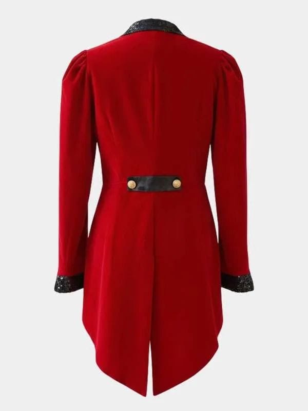 Shop Ringmaster Red Velvet Costume Coat - WWPremium