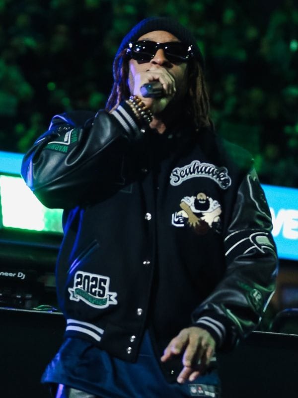 Rivalries Hometeam Seattle Seahawks Lil Jon Letterman Jacket