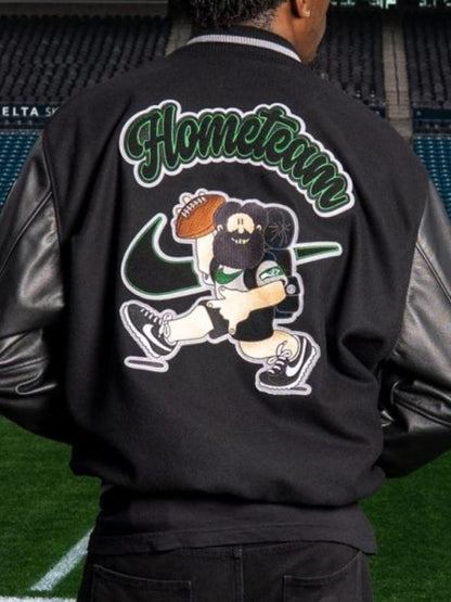 Rivalries Hometeam Seattle Seahawks Lil Jon Letterman Jacket