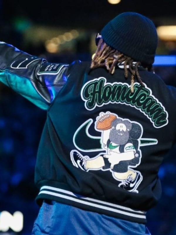 Rivalries Hometeam Seattle Seahawks Lil Jon Letterman Jacket