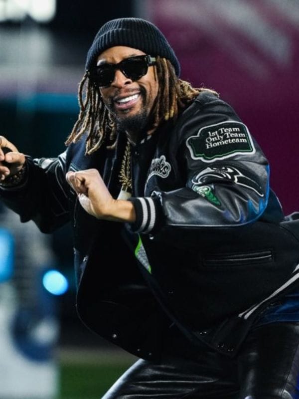 Rivalries Hometeam Seattle Seahawks Lil Jon Letterman Jacket