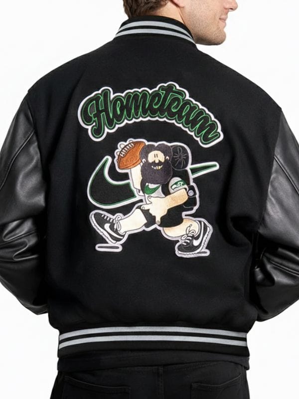 Rivalries Hometeam Seattle Seahawks Lil Jon Letterman Jacket