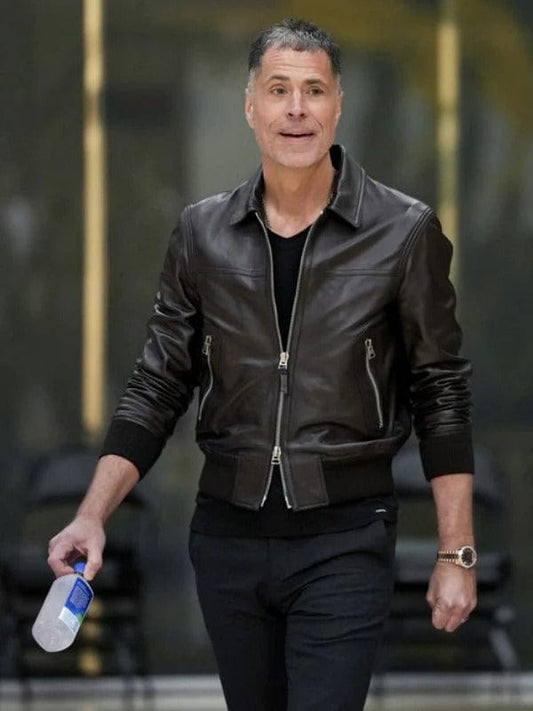 Rob Pelinka Jacket | Rob Pelinka Leather Jacket Black