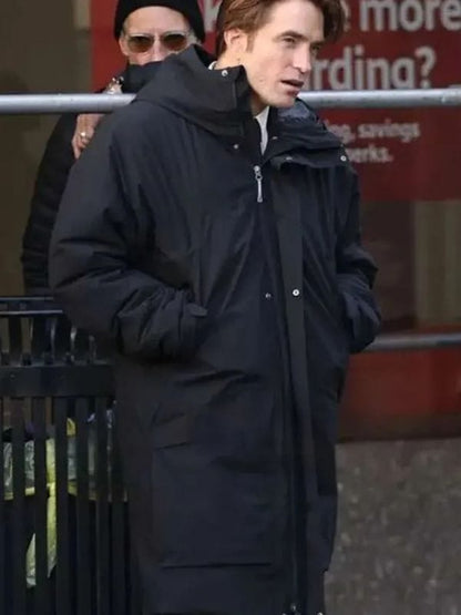 Robert Pattinson Here Comes the Flood Hooded Coat