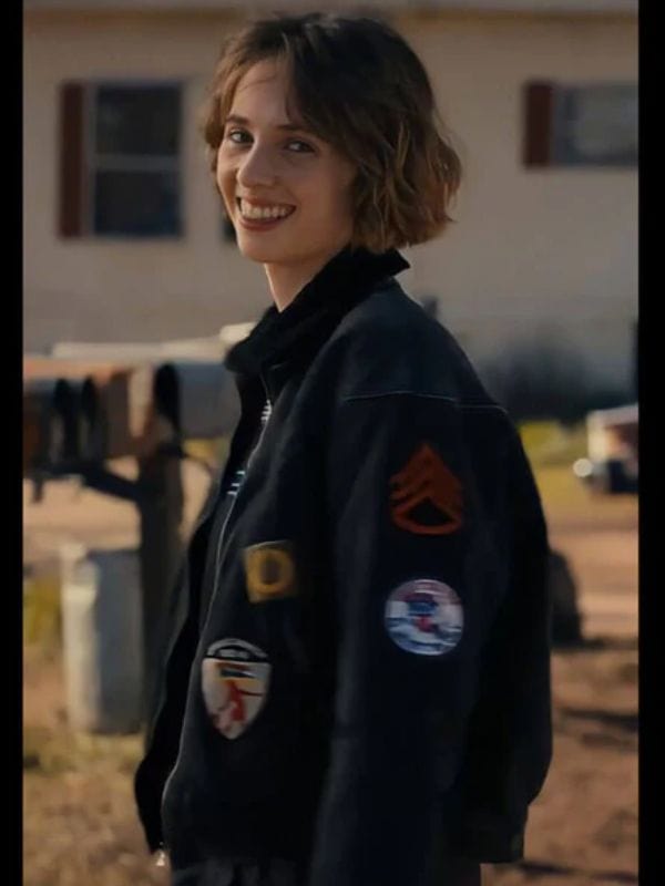Robin Buckley Stranger Things S04 Denim Jacket Black