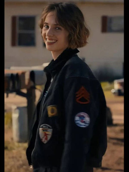 Robin Buckley Stranger Things S04 Denim Jacket Black