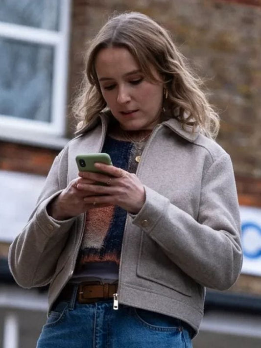 Rose Ayling-Ellis Code Of Silence S01 Grey Jacket