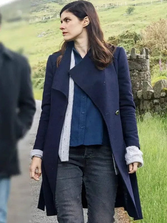 Rowan Fielding Mayfair Witches S02 Blue Trench Coat