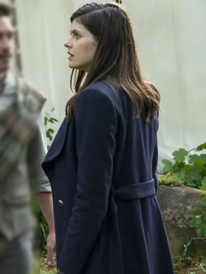 Rowan Fielding Mayfair Witches S02 Blue Trench Coat