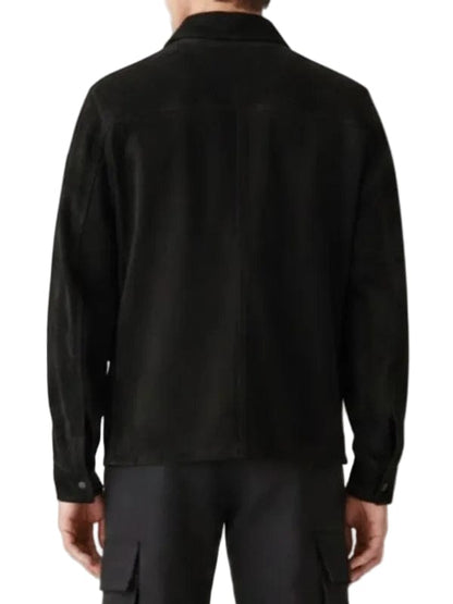 Run Away S01 James Nesbitt Black Suede Jacket