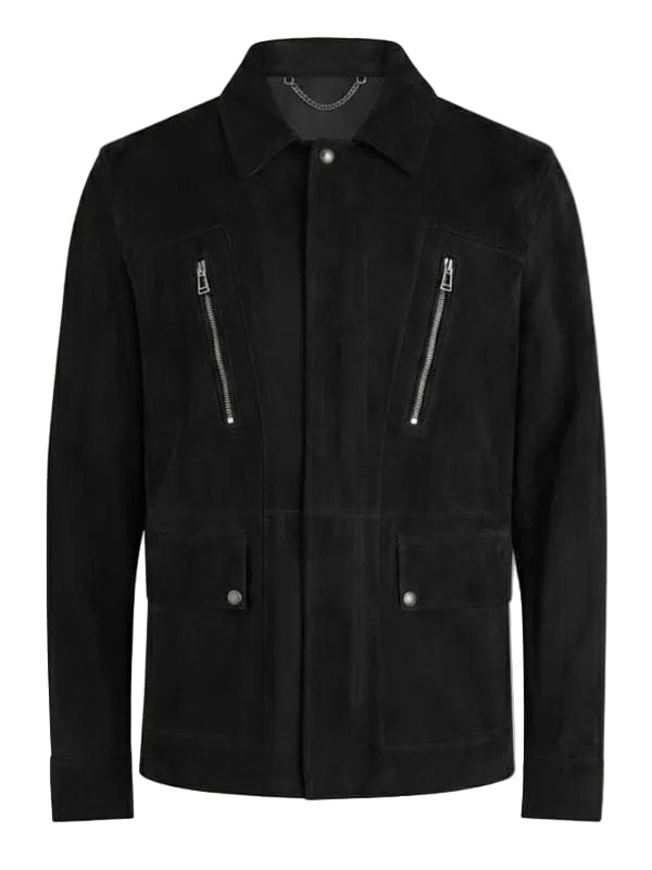 Run Away S01 James Nesbitt Black Suede Jacket