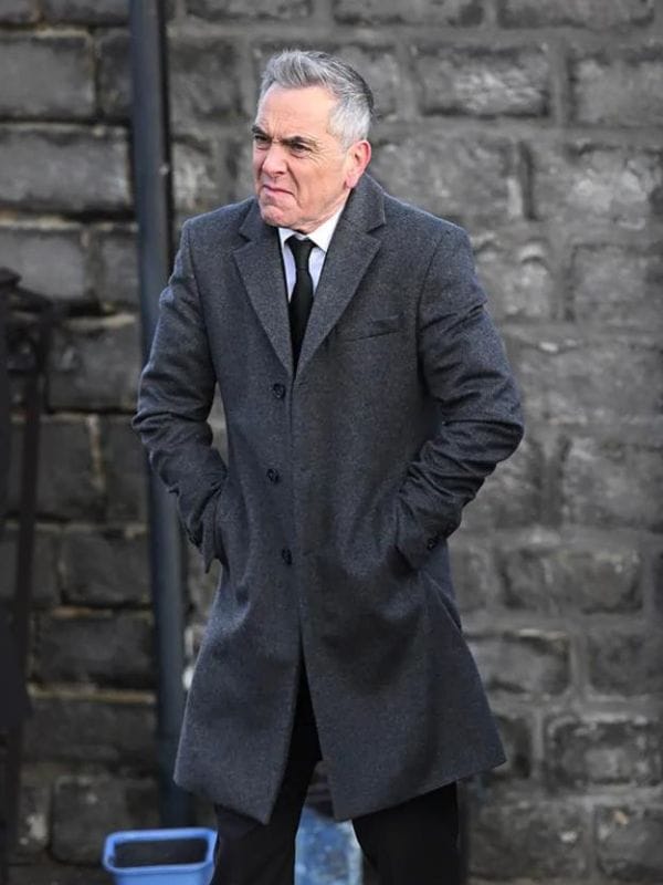Run Away S01 James Nesbitt Grey Coat