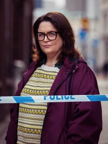 Run Away S01 Ruth Jones Hooded Jacket Purple