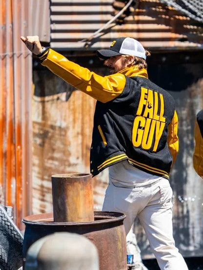 Ryan Gosling The Fall Guy Letterman Varsity Jacket Ryan Gosling The Fall Guy Letterman Varsity Jacket