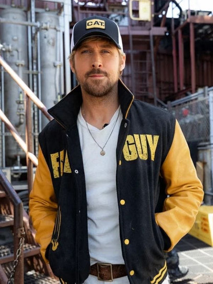 Ryan Gosling The Fall Guy Letterman Varsity Jacket Ryan Gosling The Fall Guy Letterman Varsity Jacket