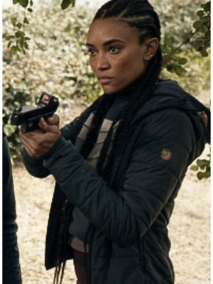 S.W.A.T S08 Annie Ilonzeh Puffer Jacket Black