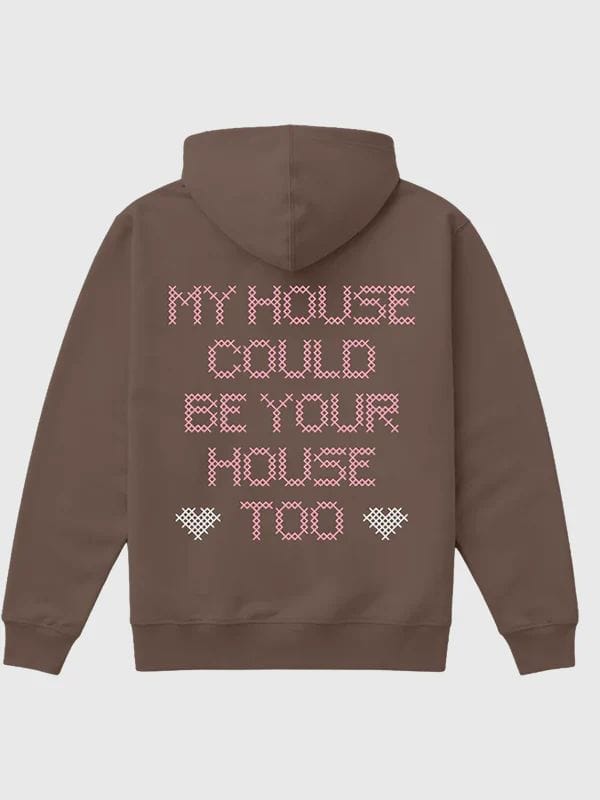 Sabrina Carpenter Pretty Girl Ave Hoodie Brown