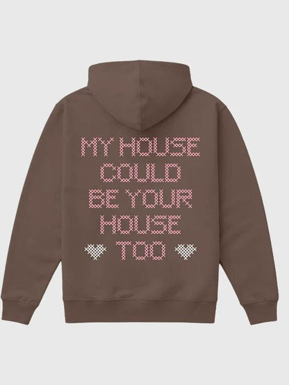 Sabrina Carpenter Pretty Girl Ave Hoodie Brown