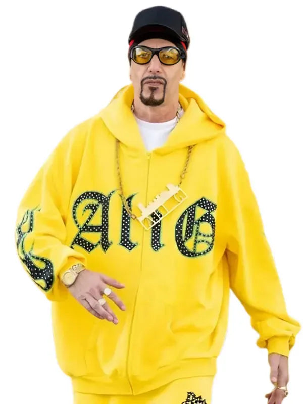 Sacha Baron Cohen London Takeover Yellow Hoodie