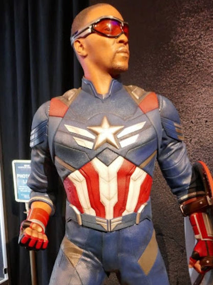 Sam Wilson Captain America Brave New World 2025 Costume Jacket Sam Wilson Captain America Brave New World 2025 Costume Jacket